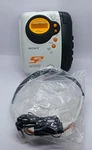 Sony Wm Fs 55 Walkman Cassette Player In Box With Earphones Used. Fixed Price $299.00.