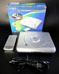 Coby DVD-209 Ultra Compact Player W/remote-batteries Included & Cable Tested. Fixed Price $19.95.