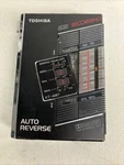 Vintage Toshiba KT-4087 Portable Cassette Recorder Player Am/fm Radio Powers On. Fixed Price $50.00.