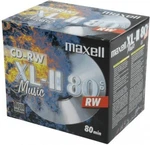 Maxell Cd-rw Music Xl-ii Blank Rewritable Discs 80 Mins 1-4X Speed Pack 10. Fixed Price $20.67.