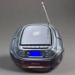 Hernido Portable Cd Player Model CB0201B Bt, Radio, Cassette Tape. Fixed Price $17.99.