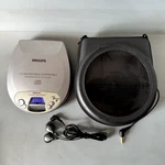 Philips AX1001 Portable Cd Player + Nxt Speaker System Pouch AY3278 Hearphones. Fixed Price $54.21.