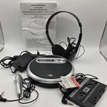 Durabrand Player 60 Second Anti-skip Headphones W/car Adapter Kit CD-896. Fixed Price $25.00.