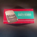Optimus CTR-109 Cassette Tape Recorder With Ac Power 14-1116 New In Box. Fixed Price $25.97.