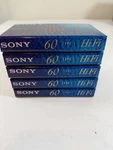 Sony Hifi Type Normal Bias Blank Cassette Tape 5PK C-60HFB. Fixed Price $23.95.