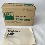 Sony TCM-260 Cassette Box & Instructions Only (no Recorder). Fixed Price $19.99.