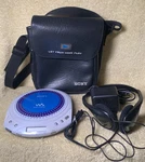 Sony Walkman D-EQ550 Discman Working W/ Headphones & Adapter Carry Case. Fixed Price $69.95.