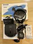 Vintage Aiwa XP-520 XP-529 Portable Cd Player With Car Kit. Fixed Price $75.00.