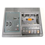 Bell & Howell 3181A Portable Cassette Tape Recorder Player Vintage Gray Ac Dc. Fixed Price $19.70.