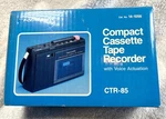 Realistic Compact Cassette Tape Recorder New/ Box CTR-58 Tested W/directions (90. Fixed Price $35.00.