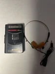 Hitachi CP-203R Portable Radio Cassette Recorder Parts / Repair Powers On Read !. Fixed Price $40.00.