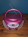 Rare Pink Gpx BC118B Boombox Stereo With Am/fm Radio Tested. Fixed Price $19.99.
