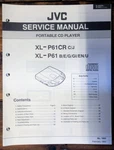 Jvc XL-P61 -P61CR Cd Player Service Manual *original*. Fixed Price $24.97.