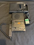 Sony Cassette Recorder Tcm 260 With Power Cord, Case An Microphone. Fixed Price $150.00.