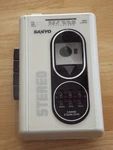 Vintage Sanyo GR75 Personal Stereo Radio Cassette Tape Equalizer Fm/am White. Fixed Price $144.73.