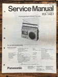 Panasonic RX-1461 Radio / Boombox Service Manual *original*. Fixed Price $24.97.