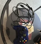 Microsoft Xbox Wired Controller Blue Ergonomic Design 6FT Cable 4 Player Plastic. Fixed Price $89.99.