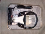 New Durabrand Player CD-896 Car Kit, Remote, Headphones, Cassette Adaptor. Fixed Price $40.00.