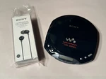 Sony Walkman E220 Portable Cd Player Black + New Mdr EX15LP Earbuds. Fixed Price $72.54.