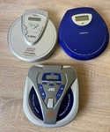 Portable Cd PLAYERS.3 PIECES.JVC,CURTIS,AUDIOPHASE.2000S.NO Working. Fixed Price $39.99.