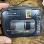 Aiwa Cassete Player, Model HS-TA163W Broken. Fixed Price $20.00.