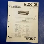 Sony MDX-C150 Service Manual Original Paper Oem Repair Guide Usa. Fixed Price $21.97.