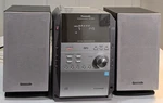 Panasonic SA-PM19 Digital 5-CD Am/fm Tape Micro Shelf Stereo Player Inop. Fixed Price $89.00.