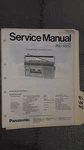Panasonic RX-1810 Service Manual Original Repair Book Radio Tape Deck Player. Fixed Price $20.00.