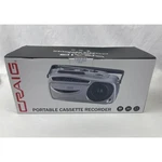 Craig CD6911 Portable Cassette Player Recorder Am Fm Radio Silver New In Box. Fixed Price $35.99.