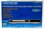 Oritron Progressive Scan Audio Cd Player DVD3112 Nos, Nib. Fixed Price $38.97.