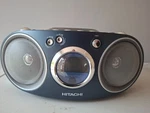 Hitachi CX68 MP3 Cd Player Boombox Am/fm Radio With Remote Control Blue. Fixed Price $44.94.