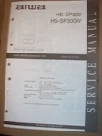 Aiwa Service Manual HS-SP300/SP300W Radio Cassette. Fixed Price $9.98.