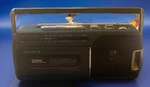 Sony CFM-140II Am/fm Radio Cassette-corder Portable Boombox Black Headphone. Fixed Price $45.00.
