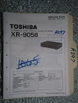 Toshiba XR-9058 Service Manual Original Repair Book Stereo Cd Player. Fixed Price $19.99.