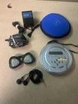 Sony D-CJ01 Portable Cd MP3 Walkman With Accessories + DR-BT30Q Headphones!. Fixed Price $253.91.