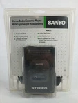 Vintage Sanyo MGR72 Stereo Radio Cassette Player W/ Headphones Brand New Sealed. Fixed Price $60.30.