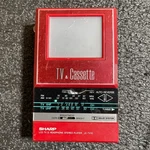 Junk Sharp JC-TV10 Lcd Stereo Cassette Player Am/fm Vintage Japan Red. Fixed Price $100.00.