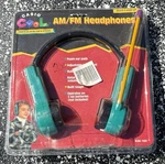 Vintage Casio Cool Am/fm Headphones For Kids Model KM-160 New. Fixed Price $14.99.