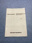 Marantz Model PMD700 Cassette Tape Deck Owners Manual *original*. Fixed Price $8.99.