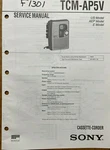 Sony TCM-AP5V Cassette-corder Original Service Manual. Fixed Price $14.94.