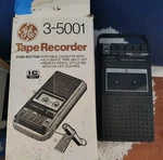 Vintage General Electric Cassette Tape Recorder Player Model 3-5001. Fixed Price $30.00.