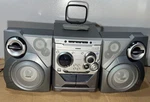 Philips FWM575 Compact Stereo Speaker System WMA/MP3/3CD Dual Tape Mini Hi-fi. Fixed Price $199.99.
