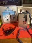 Vintage Sony Walkman WM-F1 Cassette/radio With Box. Fixed Price $489.52.