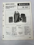 Sanyo G37 Mini Am/fm Stereo Radio Cassette Player. Service Manual. Fixed Price $10.00.