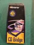 Memorex Cd-rom Cases Bridge Store 20 Cds Display Holder Storage New. Fixed Price $19.95.