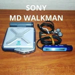 Sony MZ-E44 Md Walkman Player Remote Earphones Silver Japan Collector. Fixed Price $183.77.