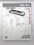 Original Oem Sony TCM-4040 Service Manual Repair Cassette Corder 1988. Fixed Price $14.99.