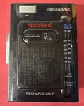Panasonic Rx SR29 Portable Cassette Tape Player, Radio Speaker, Tested, Clean. Fixed Price $19.99.