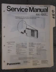 Panasonic RX-1955 Service Manual Original Repair Book Stereo Tape Player Radio. Fixed Price $25.00.