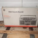 Ge 3-5452 Am/fm Stereo Radio Cassette Player/recorder Black Headphone Jack Mic. Fixed Price $98.95.